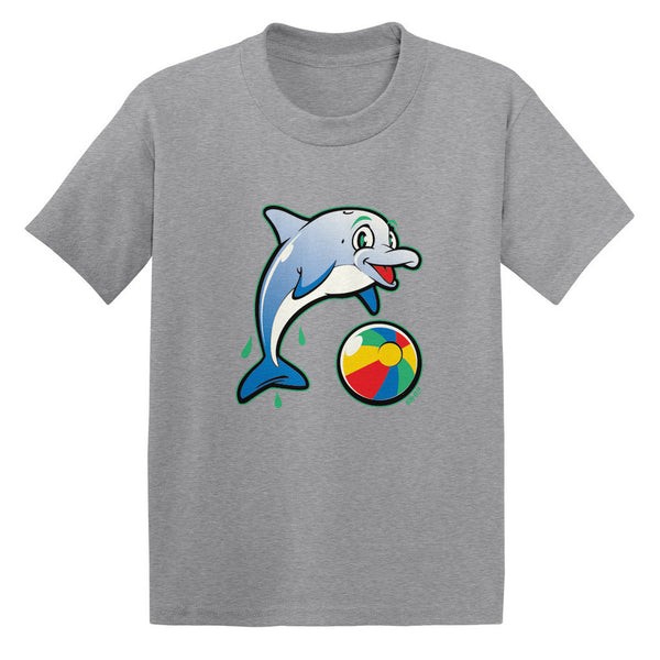 Cute Dolphin with Beach Ball Toddler T-shirt