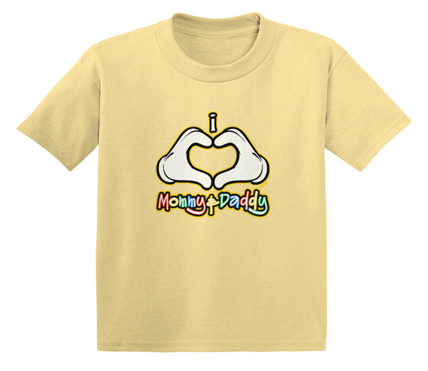 I Heart (Love) Mommy & Daddy Infant T-Shirt