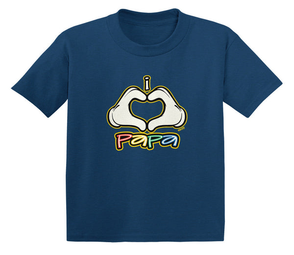 I Heart (Love) Papa Infant T-Shirt