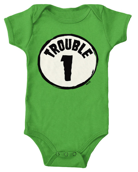 Trouble Number 1 Infant Lap Shoulder Bodysuit