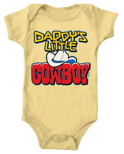 Daddy's Little Cowboy Infant Lap Shoulder Bodysuit