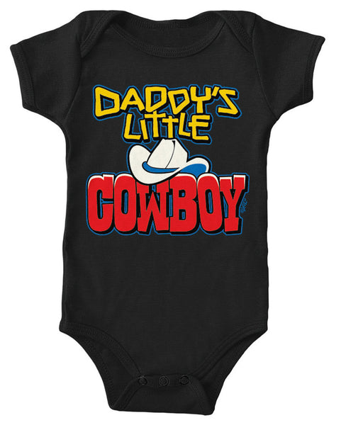 Daddy's Little Cowboy Infant Lap Shoulder Bodysuit
