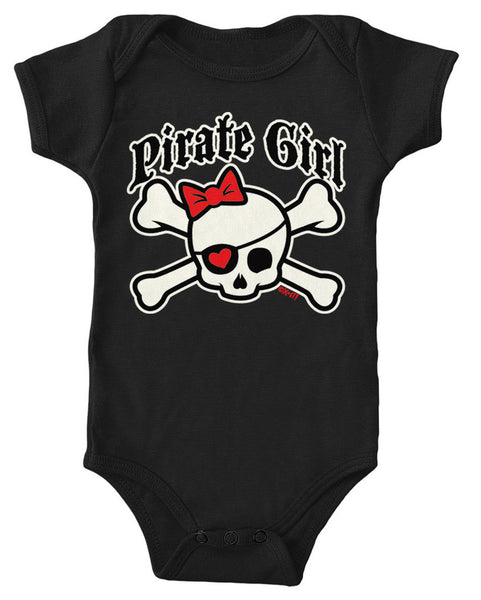 Pirate Girl Infant Lap Shoulder Bodysuit