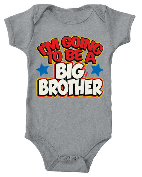 I'm Going To Be A Big Brother Infant Lap Shoulder Bodysuit
