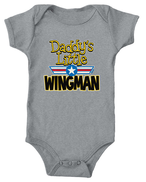 Daddy's Little Wingman Infant Lap Shoulder Bodysuit
