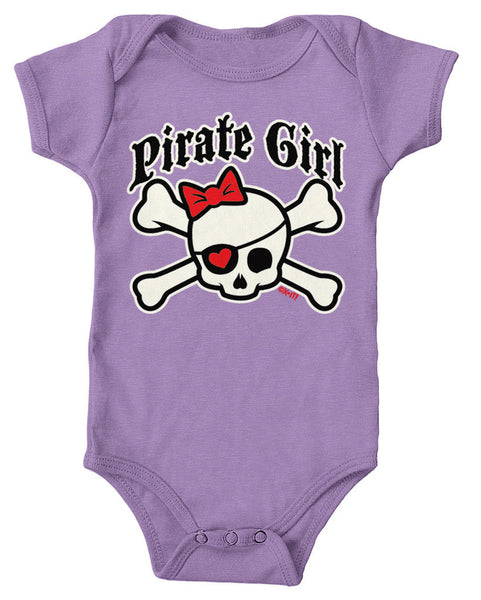 Pirate Girl Infant Lap Shoulder Bodysuit