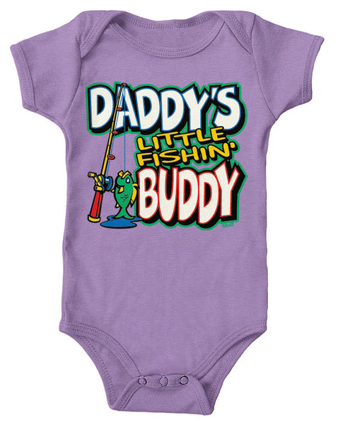 Daddy's Little Fishin' Buddy Infant Lap Shoulder Bodysuit