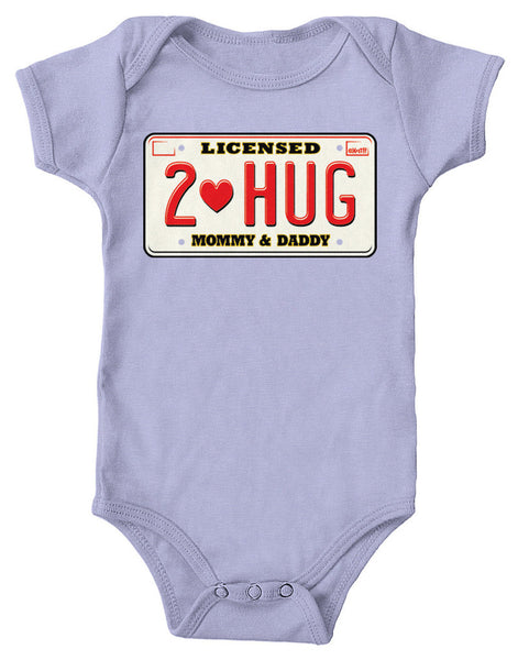 Licensed To Hug Mommy & Daddy Infant Lap Shoulder Bodysuit