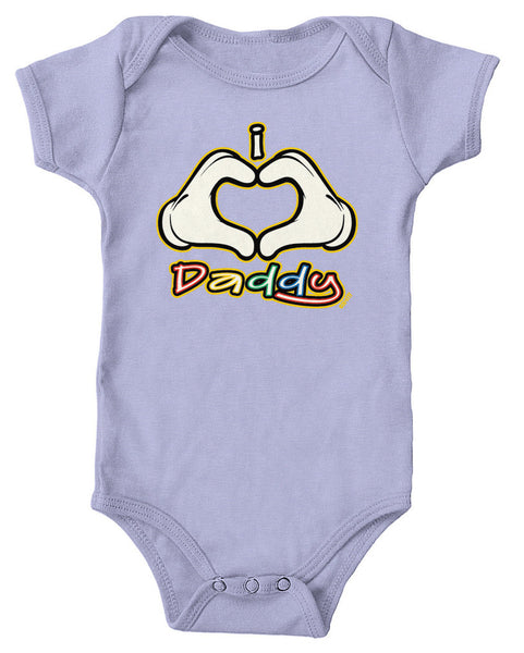 I Heart (Love) Daddy Infant Lap Shoulder Bodysuit
