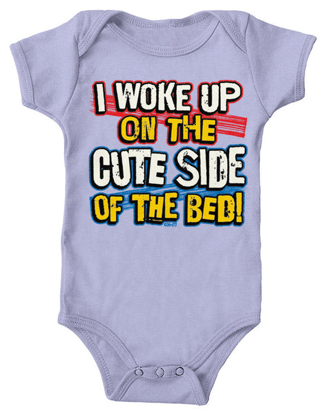 I Woke Up On The Cute Side Of The Bed! Infant Lap Shoulder Bodysuit