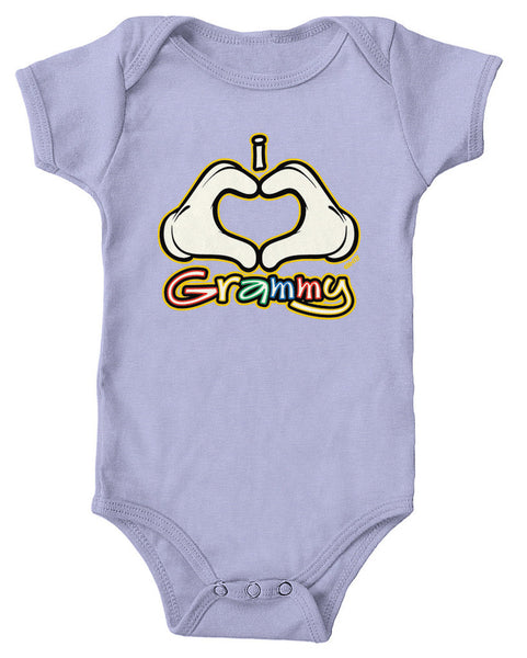 I Heart (Love) Grammy Infant Lap Shoulder Bodysuit