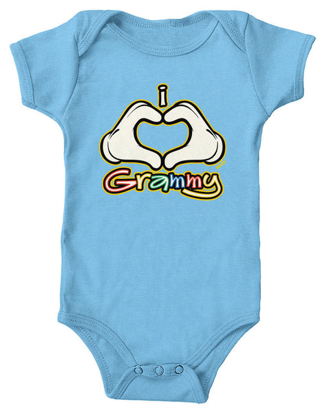 I Heart (Love) Grammy Infant Lap Shoulder Bodysuit