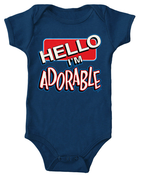 Hello, I'm Adorable Infant Lap Shoulder Bodysuit