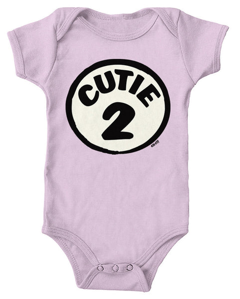 Cutie Number 2 Infant Lap Shoulder Bodysuit