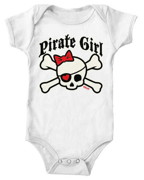 Pirate Girl Infant Lap Shoulder Bodysuit