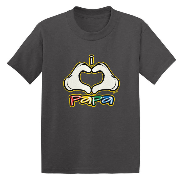 I Heart (Love) Papa Toddler T-shirt