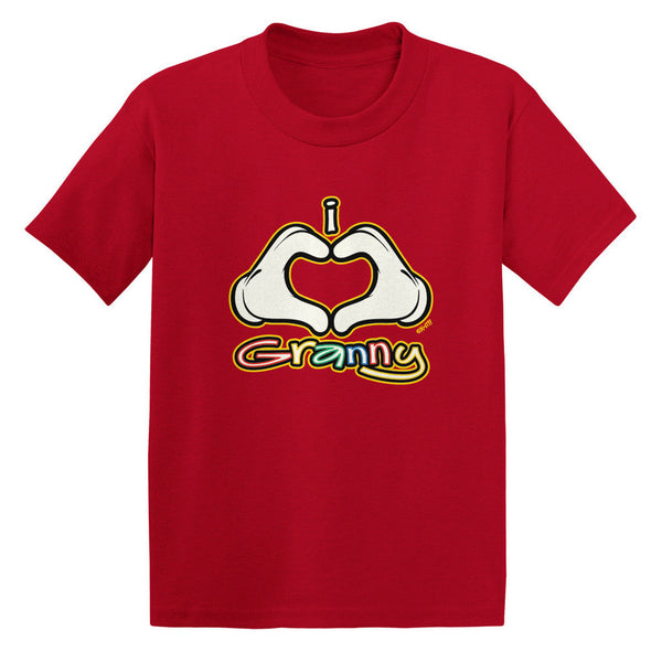 I Heart (Love) Granny Toddler T-shirt