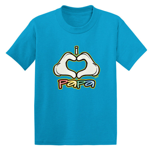 I Heart (Love) Papa Toddler T-shirt