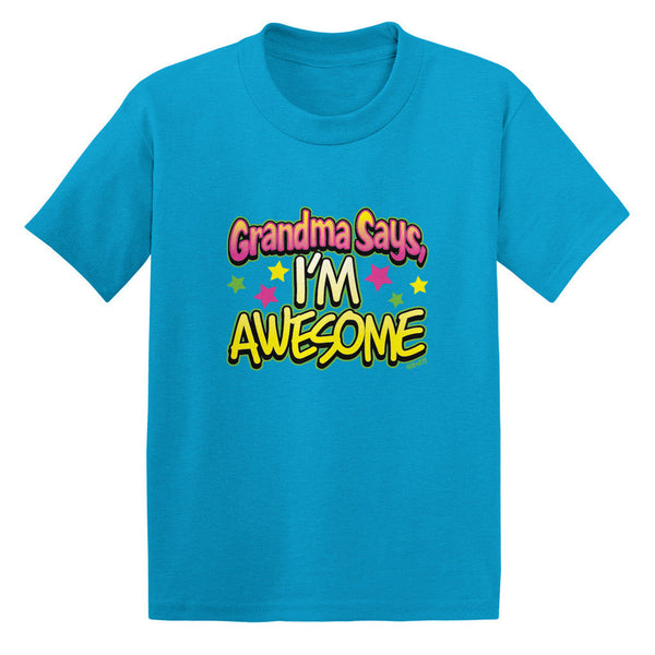 Grandma Says I'm Awesome Toddler T-shirt